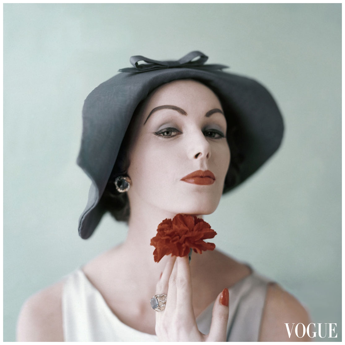 Шляпы 50 годов. Vogue 50-х годов. Шляпки в стиле 40-х годов.