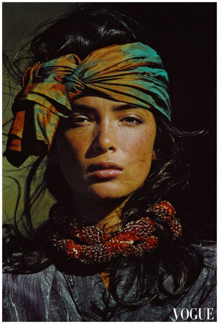 Hans Feurer Vogue US 1985 - Model Linda Spearing