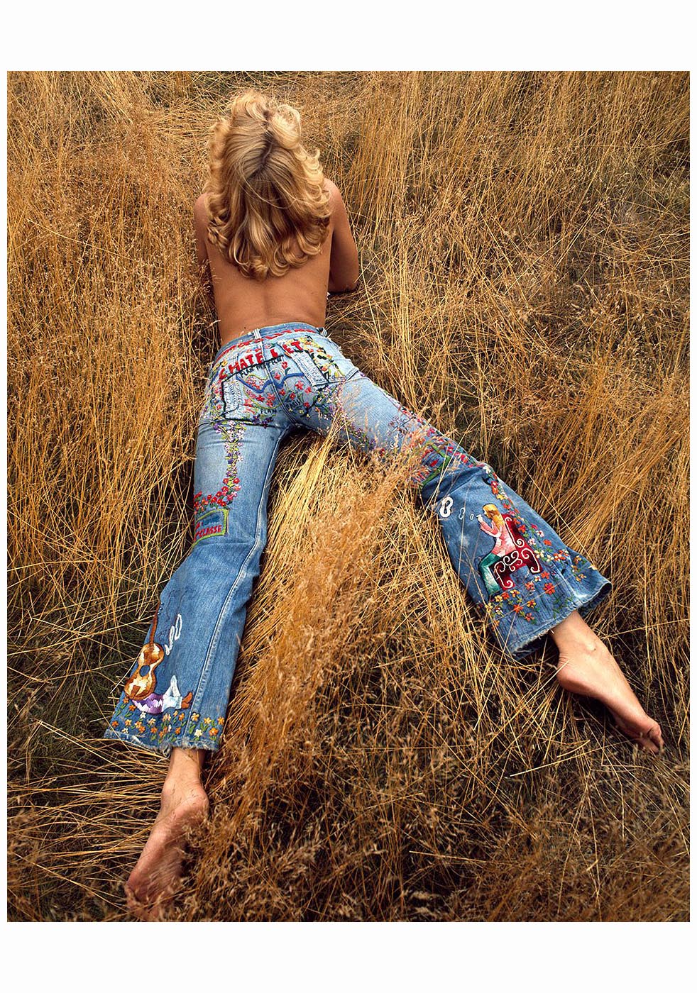 “Delia Levis Brown Grass” Denim Levis in the 70R...